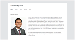 Desktop Screenshot of abhinav.sonaliagrawal.com