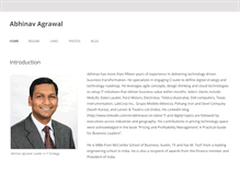Tablet Screenshot of abhinav.sonaliagrawal.com